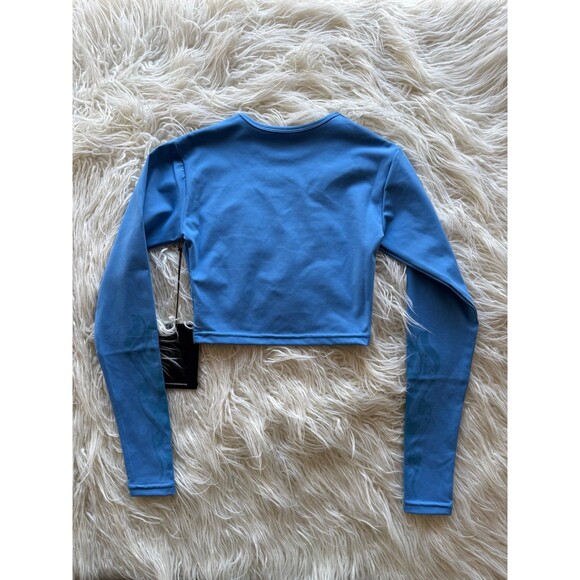 Civil Regime No Tomorrow Sofie Crop Tee Blue Size XS - Picture 9 of 11